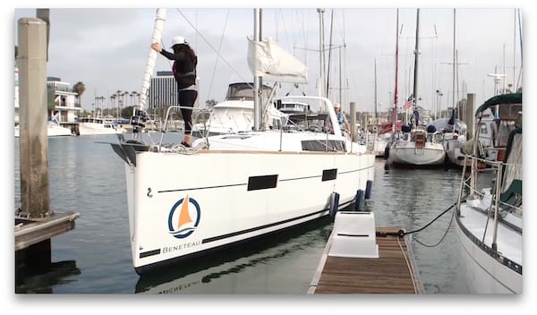 Docking Under Power Departing from the Dock