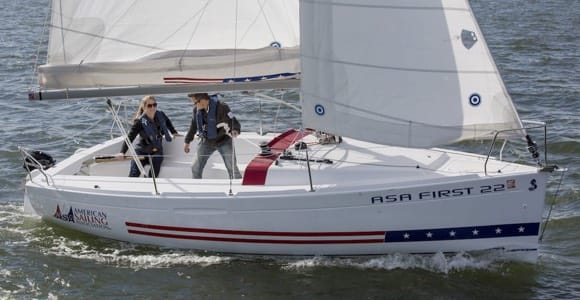 First Day of Sailing School