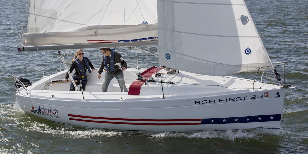 ASA 101, Basic Keelboat Sailing